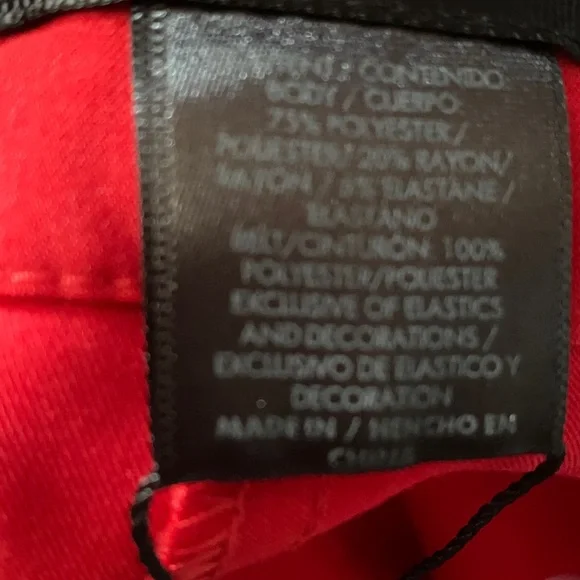 14 Sz Isabella Red wide leg trousers - Picture 9 of 9